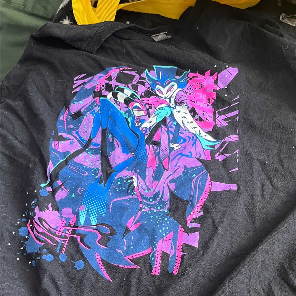 Black Graphic T-Shirt Helluva Boss
